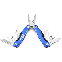 Couteau de poche multifonction personnalisé 12 en 1 en acier inoxydable, tournevis, pince multifonction, porte-clés