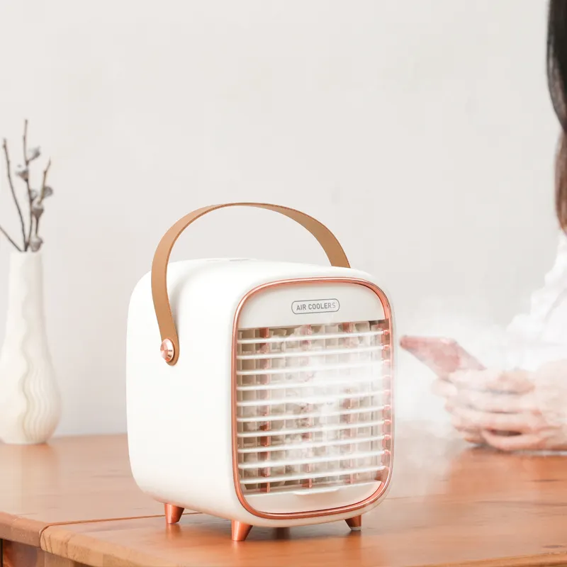 IMYCOO vendite calde ricaricabile raffreddamento ad acqua Mini ventilatore del condizionatore d'aria fornitori della cina piccola ventola di raffreddamento ad aria portatile