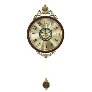 Metal Wall <b>Clock</b> Round 60mm Silent <b>Battery</b> Powered Living Room Home Decor - Product Image 3
