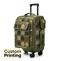 Sac à roulettes multi-poches pour équipement technique, bagages de voyage, matériel de photographe, valise de rangement d'outils avec poche latérale