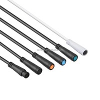 Conector de Alimentación USB M8 Impermeable, Enchufe Macho/Hembra de 4 Pines, Contactos de Cobre, Clasificación IP67, 300V 3-5A, para Uso Automotriz y de Aviación