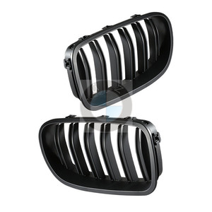 Parrilla Delantera BMW F10 F18 en Negro Mate con Doble Línea para 518Li 520 525Li, Mejora para Parachoques Delantero, Plástico ABS - Product Image 1