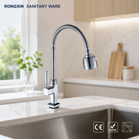 Robinet de cuisine moderne à poser sur comptoir, eau froide uniquement, en zinc, rotatif à 360 degrés, pour hôtel, vente en gros