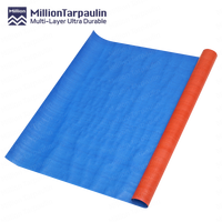 Bâche en polyéthylène MILLION PE, imperméable, pour sol, couverture robuste, pour camping, logistique, agriculture