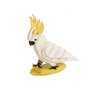Rompecabezas 3D de Papel Educativo Personalizado CUPUZ, Diseño de Cacatúa, Tamaño Mediano, Juguete para Niños y Adultos, Decoración de Escritorio, Regalo, OEM, ODM - Product Image 2