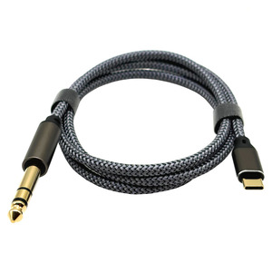 <span class=keywords><strong>Cable</strong></span> de audio USB C <span class=keywords><strong>a</strong></span> <span class=keywords><strong>1</strong></span>/<span class=keywords><strong>4</strong></span> pulgadas, 6.6FT/2M Tipo C <span class=keywords><strong>a</strong></span> 6,35mm TRS <span class=keywords><strong>Cable</strong></span> de audio estéreo, para amplificador de Google, altavoz, consola de mezclas - Product Image 3