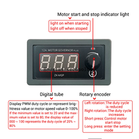 ZK-MGP PWM DC moteur régulateur moteur LED éclairage gradation démarrage lent arrêt lent 5-30V/12A/360W double module de pilotage MOS