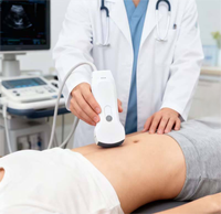 Ultrasound Color Doppler Probe cembung untuk peralatan medis Obstetri pembaca Ultrasound pemindai Foetal Doppler