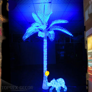 TOPREX <span class=keywords><strong>Palmier</strong></span> artificiel LED haute qualité pour extérieur, résistant aux intempéries, certifié CE ROHS, IP65 - Product Image 2