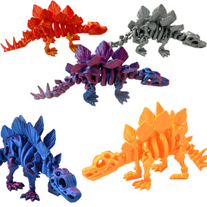 2025 NEW Hotsale Eco Friendly 3D Printed Dragon Toys for Kids Funny Custom 3D Printed Fidget Toy Promotion Capsule Toys