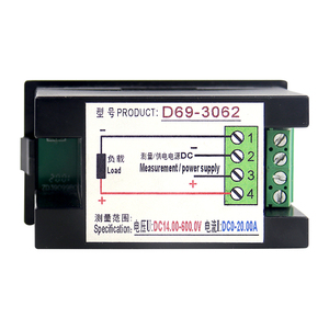 LCD 4 trong 1 DC điện năng lượng Mét Màn hình Vôn kế Ampe kế DC14.00-600.0V 20A/50A/100A Volt Amp Watt kWh màn hình - Product Image 4