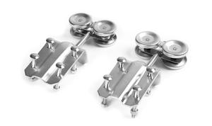 Ruedas deslizantes modernas de acero inoxidable para puertas correderas tipo granero, con acabado superficial, del fabricante chino WEKIS. - Product Image 2