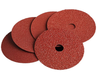 Disque abrasif en fibre Disques de ponçage en fibre de résine d'oxyde d'aluminium de 115mm avec trou central