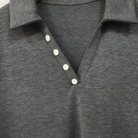 Robe décontractée pour femme de haute qualité, personnalisée OEM, style européen, col en V profond, volants en cascade, en acétate, PU, spandex et voile