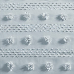 Juego de edredón de Jacquard DB Clip 7 piezas King/8 piezas Cal King tejido Technics bordado algodón sólido para el hogar boda PVC para hoteles - Product Image 3