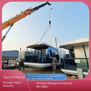 Capsule spatiale mobile en verre trempé, chalet de paysage, hôtel entièrement intelligent, séjour chez l'habitant, chambre étoilée, chambre tendance, B&B en plein air - Product Image 4