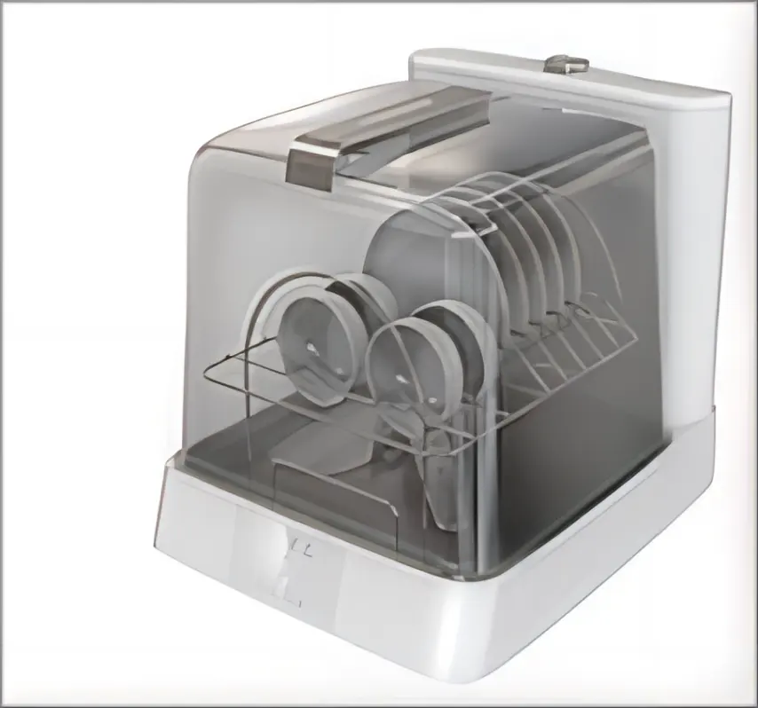 Unabhängige Mini Tischplatte tragbare kompakte Sterilisator sichtbare Fenster Geschirr Haushalt elektrische Tisch automatische Spülmaschine