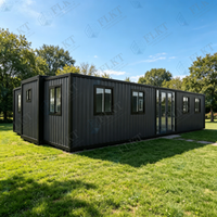Maison conteneur préfabriquée extensible moderne et étanche FLKT, vente directe d'usine, maison préfabriquée pliable avec 2 ans de garantie
