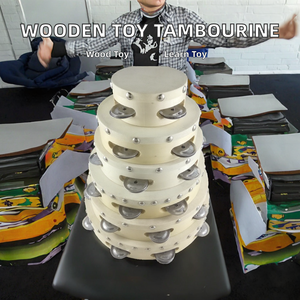 Giáo Dục Bằng Gỗ Trống Trống Tay Âm Nhạc Bộ Gõ Nhạc Cụ Đồ Chơi Cho Học Tập 2-14 Năm 6Pcs Unisex - Product Image 2