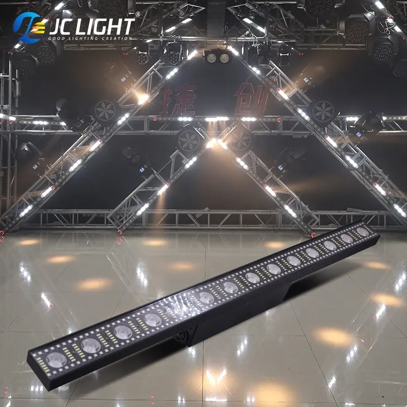 Professional Dj Bar 14x3w Warm White/ Rgb Led Pixel Beam Bar Light 3 In 1 Wash Dj Lighting Effect