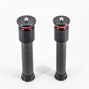 Karbon Fiber uzatma iki bölüm çubuk merkezi sütun genişletici tüp kutup dağı <span class=keywords><strong>Tripod</strong></span>/<span class=keywords><strong>DSLR</strong></span> kamera/mikrofon standı - Product Image 4