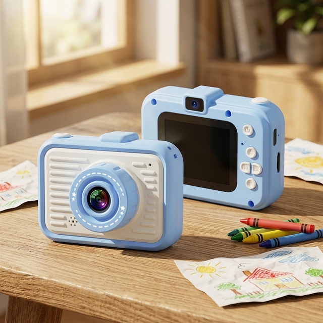 High Performance Children's Digital Camera Full HD CMOS 20x Optical Zoom 1080P Video Photo 2.4" Screen 32-64GB Built-in Memory