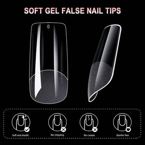 600 unids/caja <span class=keywords><strong>de</strong></span> puntas <span class=keywords><strong>de</strong></span> <span class=keywords><strong>uñas</strong></span> postizas <span class=keywords><strong>de</strong></span> estilo francés, cubierta completa, tablero <span class=keywords><strong>de</strong></span> muestras <span class=keywords><strong>de</strong></span> Ballet, extensión <span class=keywords><strong>de</strong></span> <span class=keywords><strong>uñas</strong></span>, puntas <span class=keywords><strong>de</strong></span> <span class=keywords><strong>uñas</strong></span> <span class=keywords><strong>de</strong></span> Gel suave desnudo brillante - Product Image 4