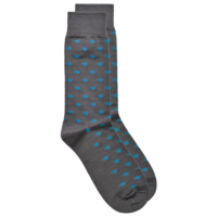 Chaussettes habillées de luxe pour hommes, décontractées, colorées, à pois de dessin animé, en mélange de coton mercerisé, antidérapantes, antibactériennes, respirantes, sans couture