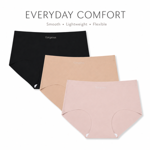 <span class=keywords><strong>6</strong></span> pezzi di mutande da donna, invisibili, a vita media, antibatteriche, con fondo allungato, pantaloncini sportivi a triangolo che sollevano i fianchi - Product Image 2