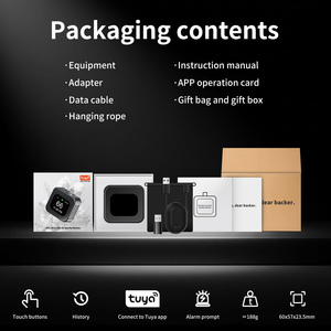 10-in-1 실내 공기질 측정기 CO2 CO TVOC HCHO PM2.5 PM10 온도 AQI LCD 디스플레이 및 USB 포함 가정 및 사무실용 - Product Image 5