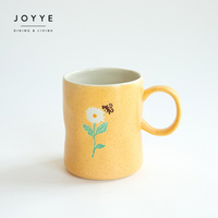 Yoyo — assiettes et tasses en céramique personnalisées, de meilleure qualité, en grès scintillant et Beige, belle tasse en céramique