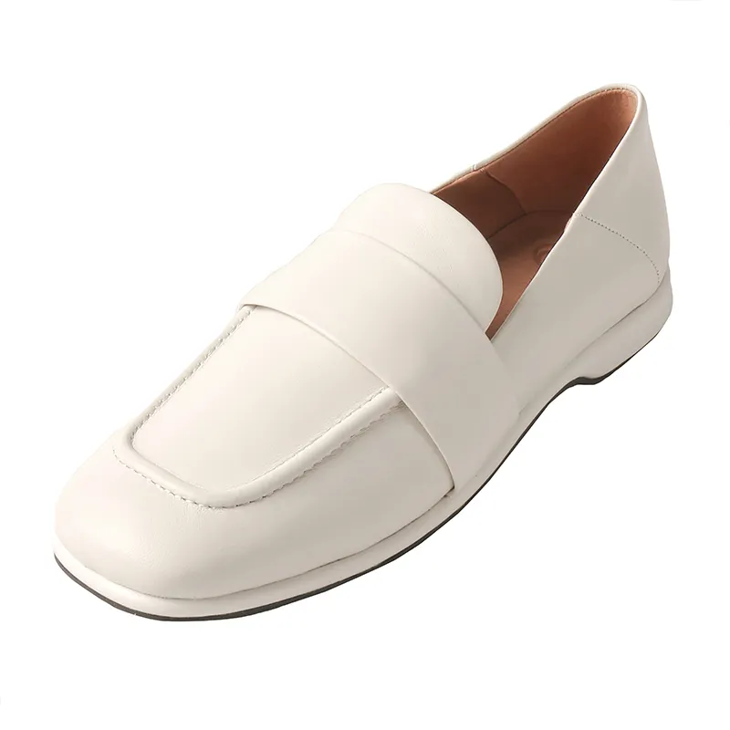 Wayne Flex Genuine Leather Women Shoes Fashion Women Flats Casual Flats Shoes For Ladies Light Weight And Elegant Loafers