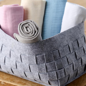 Coperta per Neonati in Cotone Biologico a Nido d'Ape, Coperta per Bambini in Bambù, Personalizzabile, Coperte per Culla a Nido d'Ape - Product Image 5