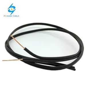 Drop Wire Pure Copper Telephone Outdoor Cable 2 Core 0.71 0.8 0.81 0.91 1.0 1.14 mm