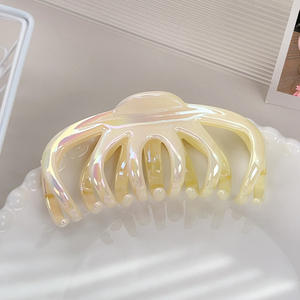 LRTOU Vente en gros d'accessoires de <span class=keywords><strong>cheveux</strong></span> pour femmes à la mode Pinces à <span class=keywords><strong>cheveux</strong></span> dégradées haut de gamme Griffe de <span class=keywords><strong>cheveux</strong></span> en plastique pour filles - Product Image 6