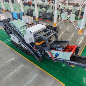 Equipamento de Britagem Montado em Esteira de Grau Industrial Profissional para Produção de Agregados de Pedra, Britador de Impacto sobre Esteira - Product Image 2