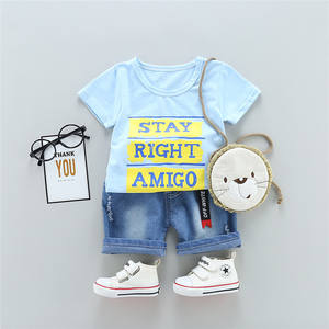 Manufacturer Children'S Clothing Raglan Sleeve T <b>Shirt</b> <b>Printer</b> Guangzhou and Plaid Blue Jeans Marble - Product Image 6