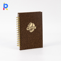 Cuaderno Personalizado con Cubierta de Tela de Lino Enrollada, Mini Espiral, Hojas Sueltas, Papel Offset de Cartón Ecológico de Alta Calidad