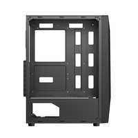 Ruix High-Performance ATX Mid Tower Gaming Computer Case Iron Mesh Stitch Design with Magnetic Dustproof Filter and PC Cabinet