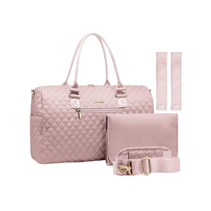 Mochila de tela Oxford de poliéster resistente al agua moderna, bolsa de mano, organizador de estación de cambio conveniente para mamá de maternidad - Product Image 2