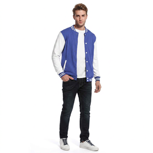 2026 Premium Quality <b>Men's</b> Custom Cotton Varsity Letterman <b>Jackets</b> FINER THREADS Breathable Stand Collar Winter Casual <b>Long</b> - Product Image 1
