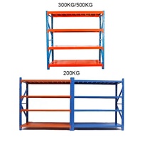 Étagères de Rangement Métalliques Réglables pour Entrepôt, Présentoir Industriel en Acier, Rayonnages pour Maison, Supermarché et Garage