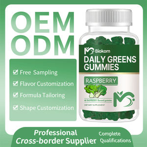 ביוקום גומי ירוק סופר-שמן-מזון ירוק במיוחד בתוספת רימונים, תרד, ברוקולי, שורש סלק, סלרי ותה ירוק - Product Image 5