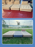 Matelas Gonflable de Luxe Moderne Chinois Portable Pliable Étanche pour Camping Extérieur et Chambre avec Pompe Électrique