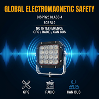 Luz LED Ultra Brillante para Cargadora de Ruedas CAT Komatsu, Lámpara de Trabajo para Equipo Pesado, Sistema de Iluminación para Construcción IP69K