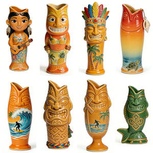 Productos Personalizados <span class=keywords><strong>Originales</strong></span> con Derecho de Autor, <span class=keywords><strong>Tazas</strong></span> de Cóctel de Porcelana Tropical Hawaiana, Catálogo de <span class=keywords><strong>Tazas</strong></span> Tiki de Cerámica para Bar - Product Image 4