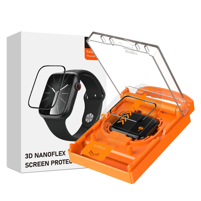 2 Pack Anti-Scratch HD Clear Screen Protector for Apple Watch Series 10 9/8/7 42mm 46MM Ulrta49 Easy Installation Bubble Free 3D