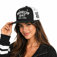 Casquette Snapback avec Logo Personnalisé, Coton Durable, Réglable, Casquette Hip Hop pour Hommes et Femmes, Casquette Snapback Stylée
