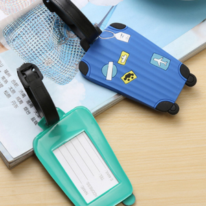 OEM Groothandel Zachte PVC Rubber Op Maat Verpakte Transparante Kofferslabel PVC voor Kinderen Schooltas Schildpad - Product Image 6