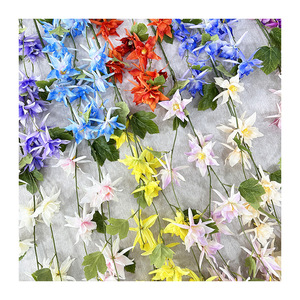 Fleurs artificielles Meiyu Craft, bouquet d'orchidées en soie, décoration de mariage, décoration intérieure, ornement multicolore 1326527568 - Product Image 4